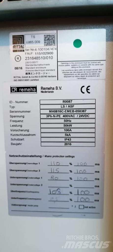 Remeha ELW 50-100 مولدات غاز