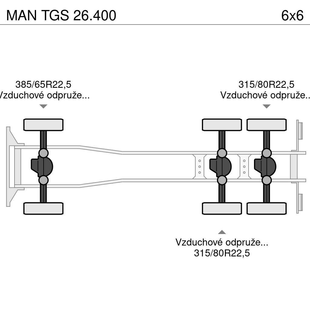 MAN TGS 26.400 شاحنات قلابة