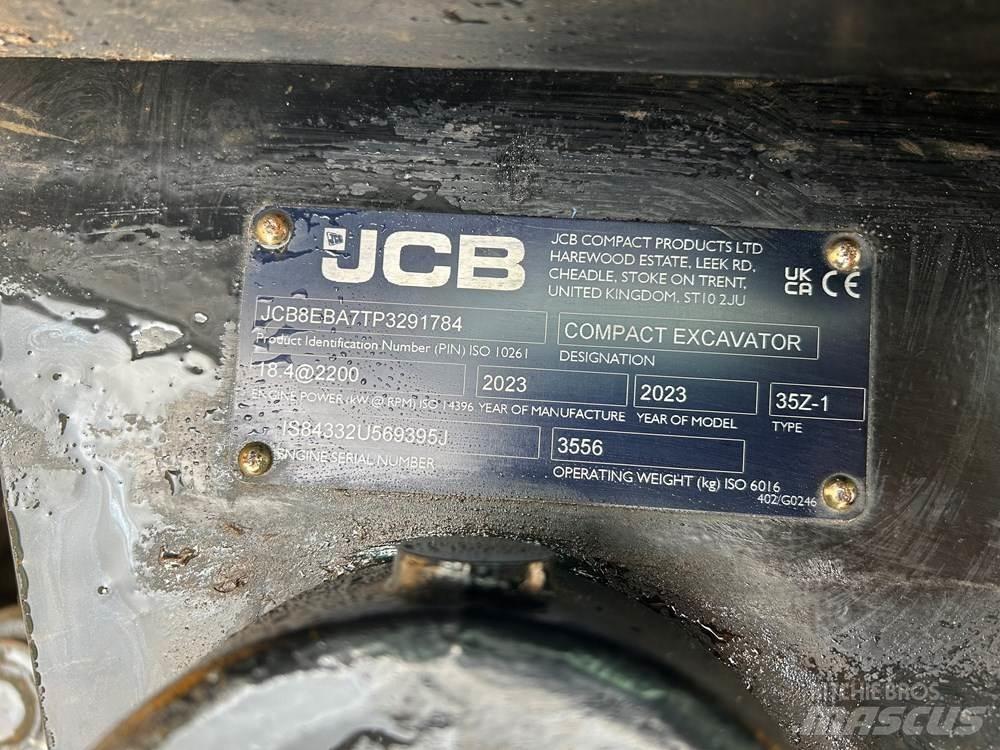 JCB 35Z-1 حفارات صغيرة أقل من 7 طن (حفارات صغيرة)