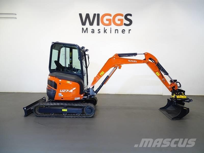 Kubota U 27-4 حفارات صغيرة أقل من 7 طن (حفارات صغيرة)