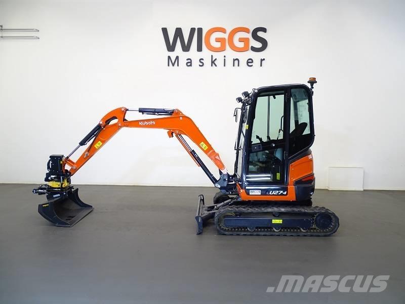 Kubota U 27-4 حفارات صغيرة أقل من 7 طن (حفارات صغيرة)