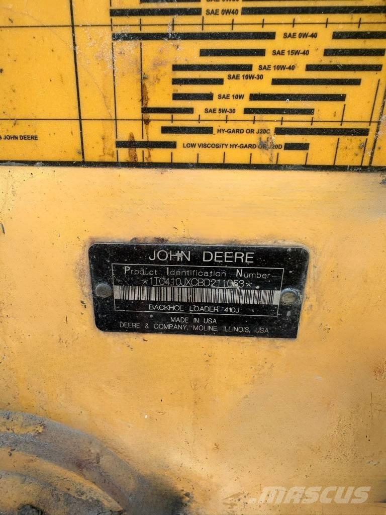 John Deere 410 J لوادر ذات جرافات عكسية