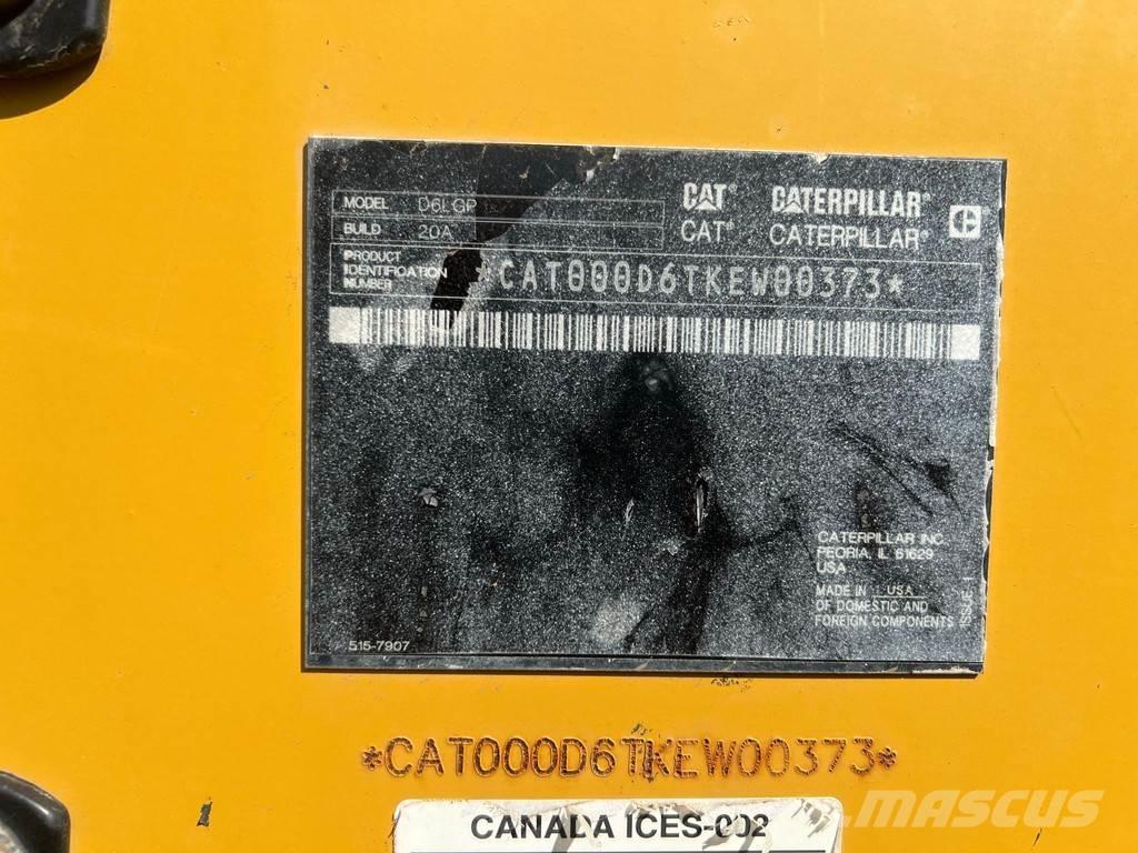 CAT D6 LGP بلدوزرات مجنزرة