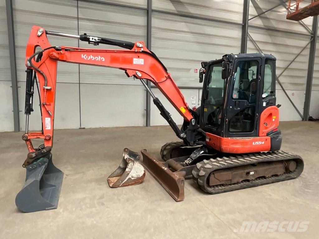 Kubota U 55-4 حفارات صغيرة أقل من 7 طن (حفارات صغيرة)