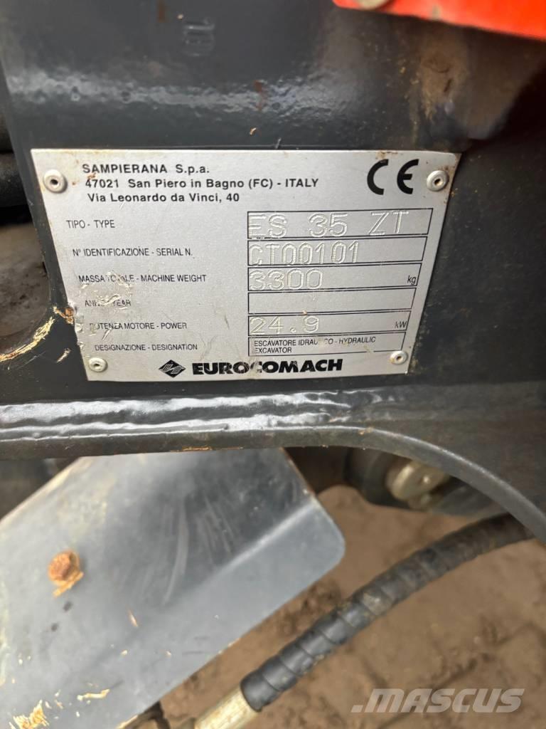 Eurocomach ES 35 ZT حفارات صغيرة أقل من 7 طن (حفارات صغيرة)
