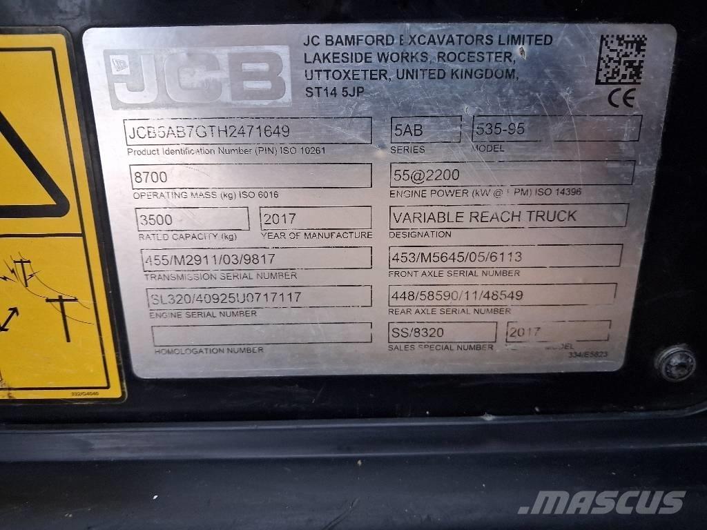 JCB 535-95 JOYSTICK مناولات متداخلة