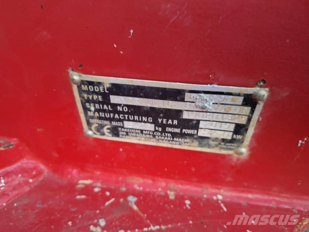 Takeuchi TB 290 حفارات وسط 7 طن - 12 طن