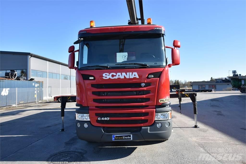 Scania G440 8X4 شاحنات الرافعات