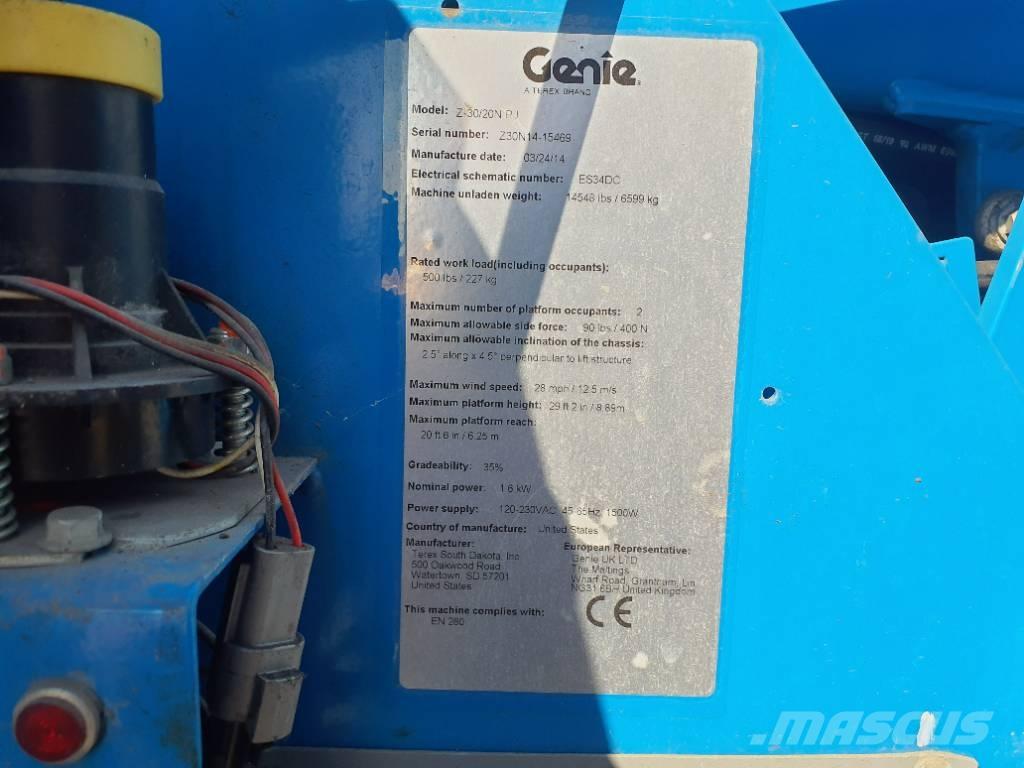 Genie Z30/20N رافعات سلة مفصلية