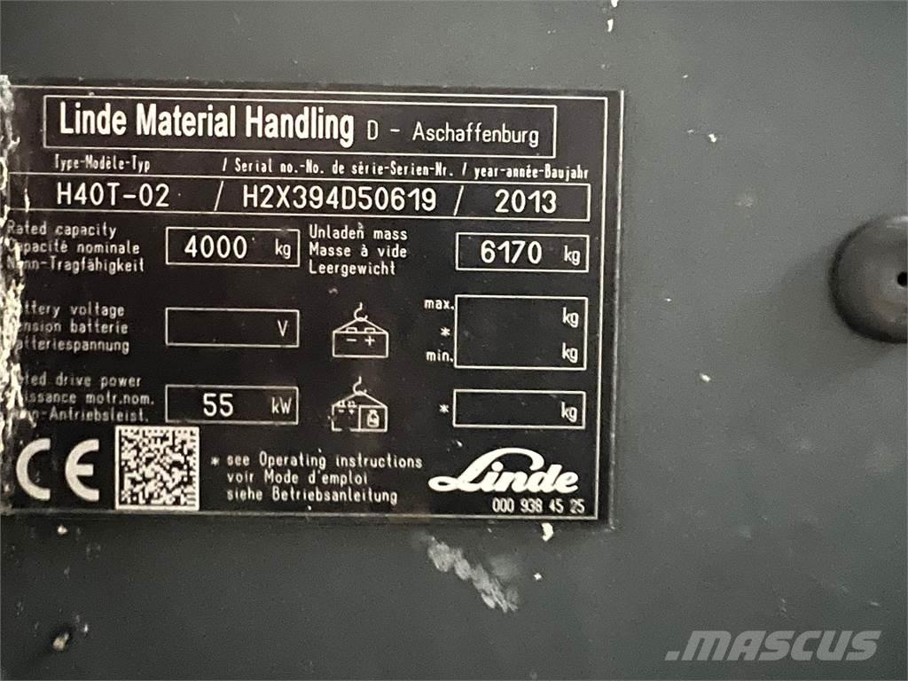 Linde H40T-02 شاحنات LPG