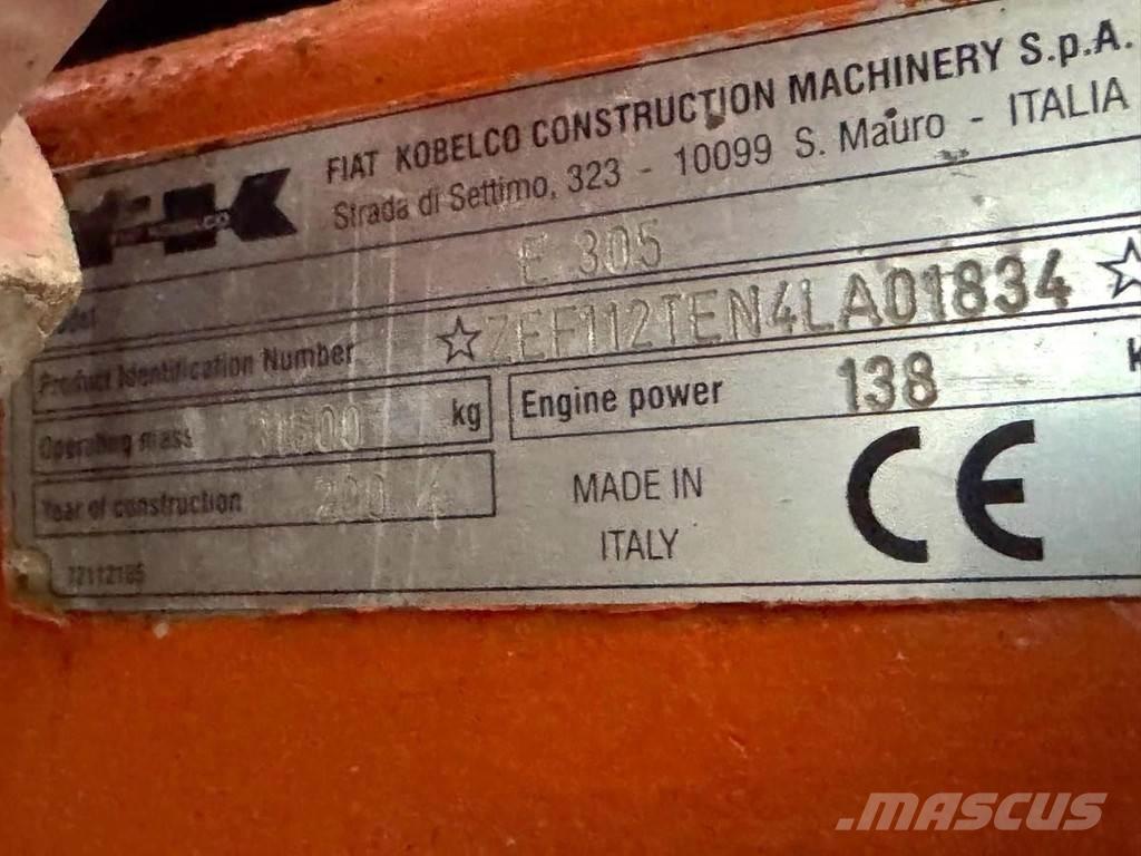 Fiat KOBELCO E305 حفارات خاصة