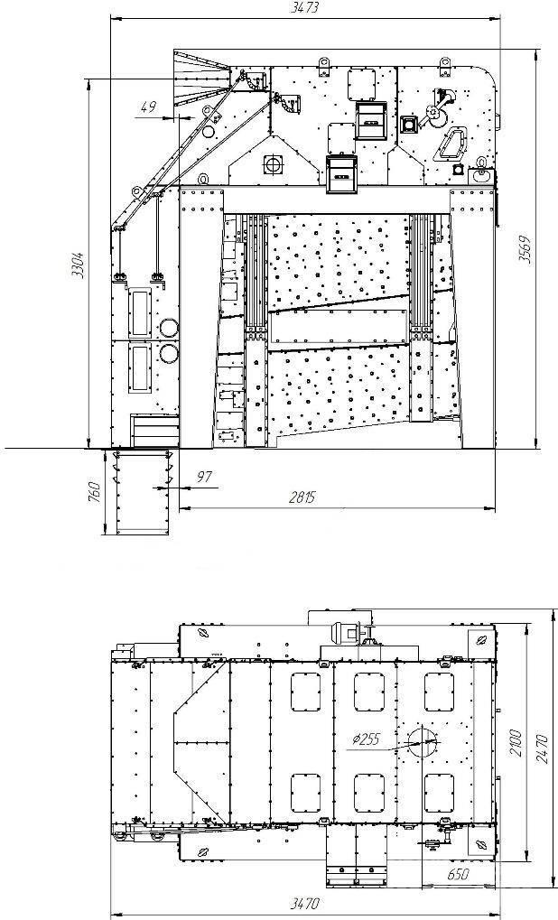  4 GRAIN SVR-120 معدات تنظيف الحبوب