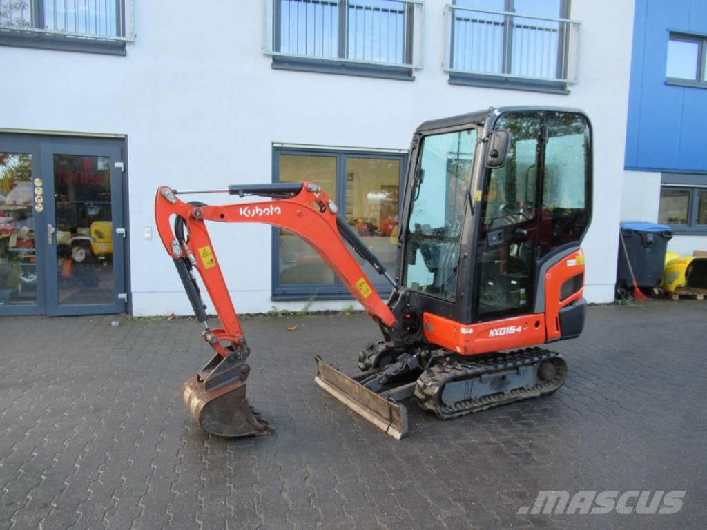 Kubota KX 016-4 حفارات صغيرة أقل من 7 طن (حفارات صغيرة)