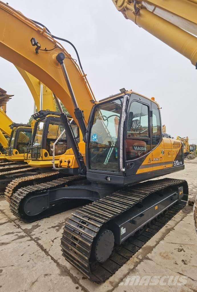 Hyundai R220lc-9s حفارات زحافة