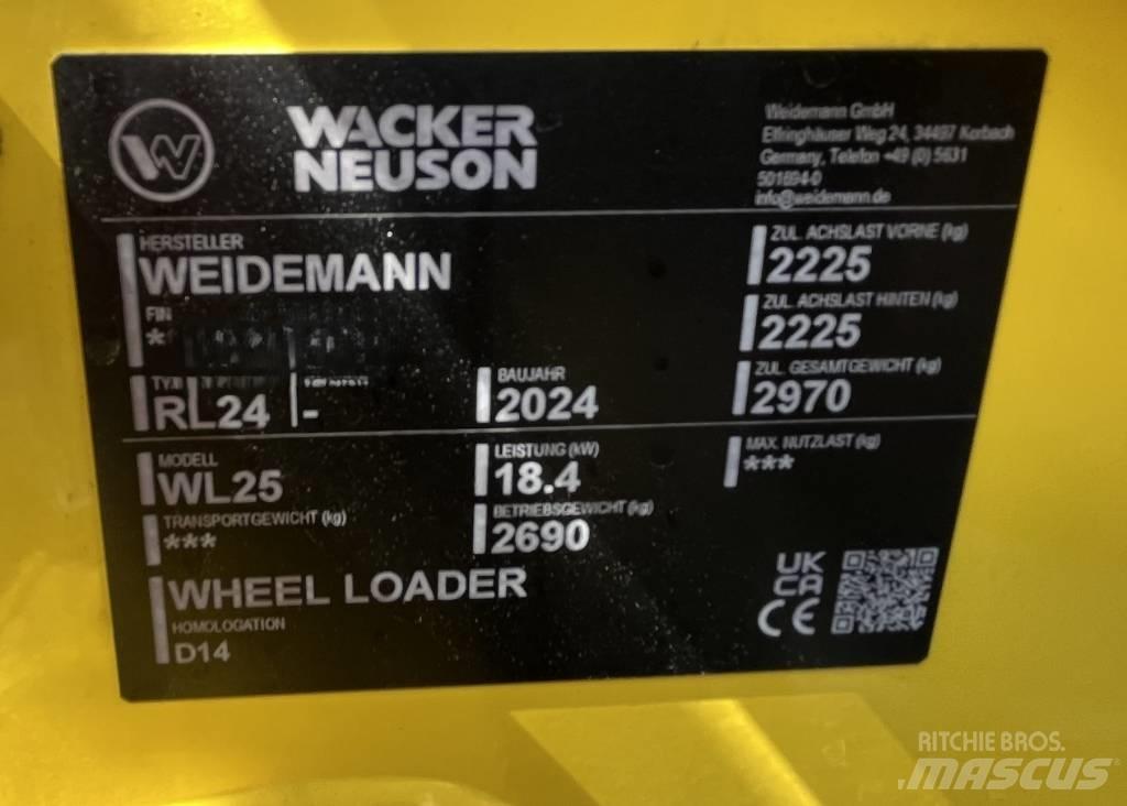 Wacker Neuson WL 25 لوادر بعجل