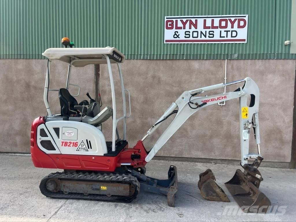 Takeuchi TB 216 حفارات صغيرة أقل من 7 طن (حفارات صغيرة)