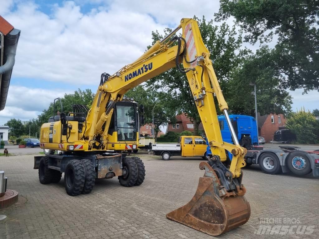 Komatsu PW 160-7E0 حفارات بعجل