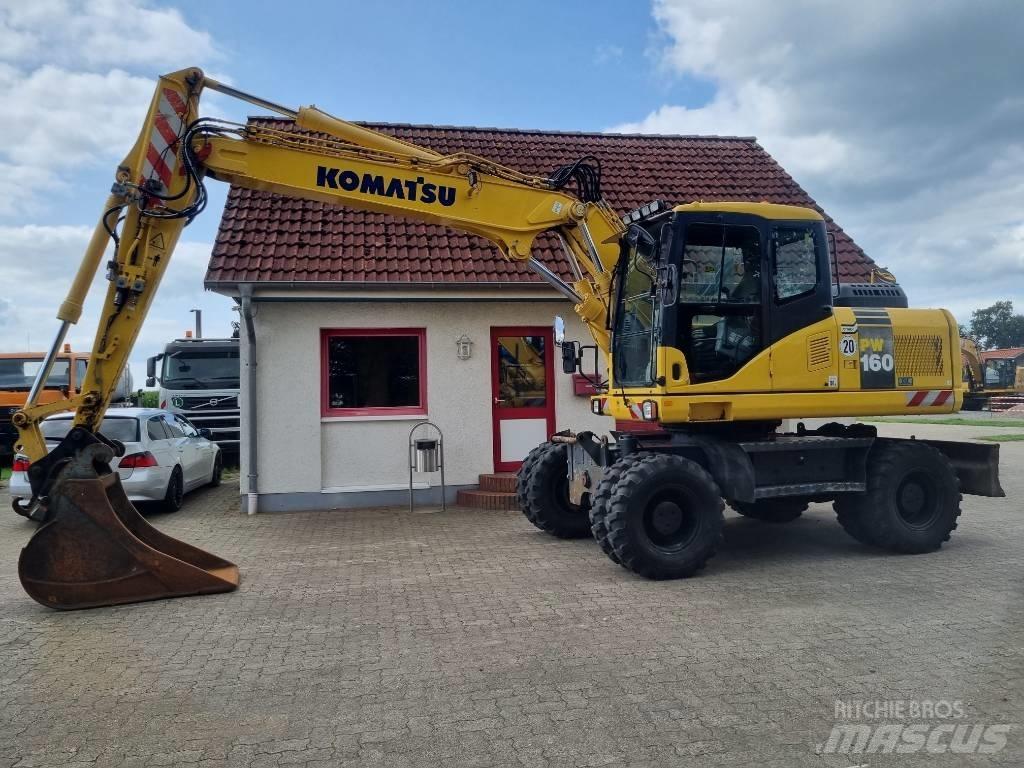 Komatsu PW 160-7E0 حفارات بعجل