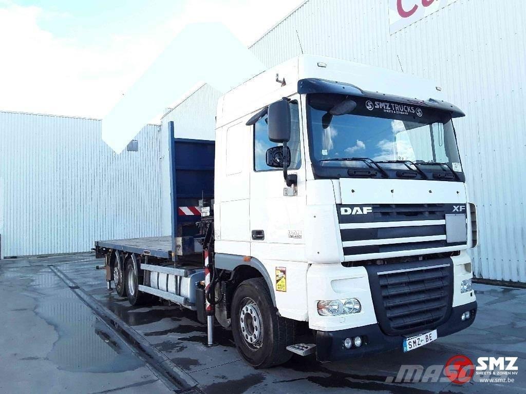 DAF 105 XF 460 6x2 شاحنات مسطحة/مفصلية الجوانب