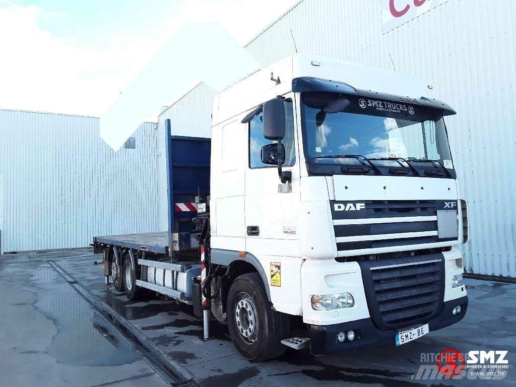 DAF 105 XF 460 6x2 شاحنات مسطحة/مفصلية الجوانب