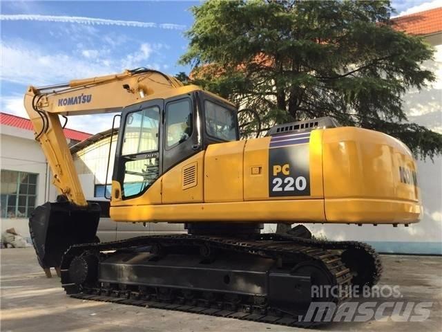 Komatsu pc220-7 حفارات زحافة