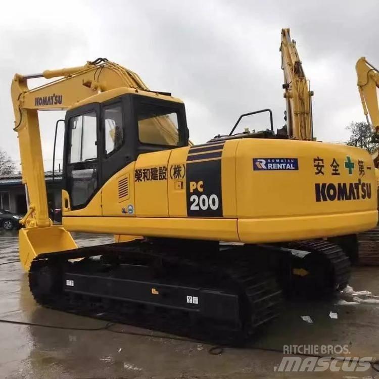 Komatsu pc200-7 حفارات زحافة