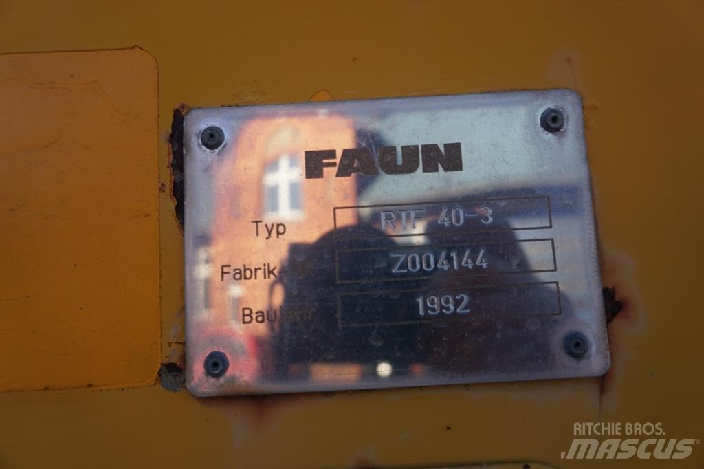 Faun RTF 40-3 رافعات صالحة لكل أنواع الطرق