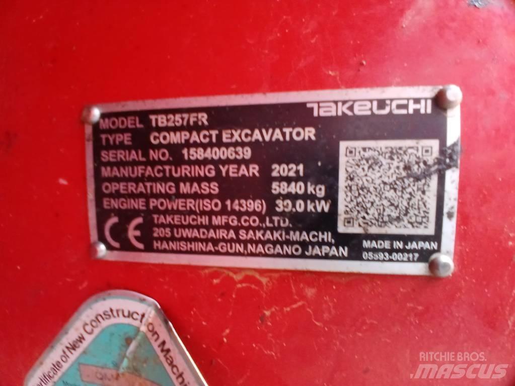 Takeuchi TB 257 FR حفارات صغيرة أقل من 7 طن (حفارات صغيرة)