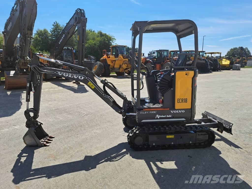 Volvo JECR18E حفارات صغيرة أقل من 7 طن (حفارات صغيرة)