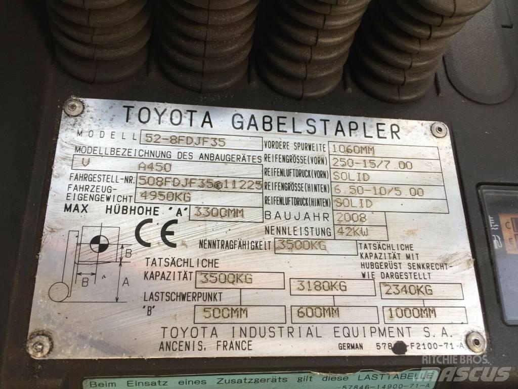 Toyota 02-8 FD JF 35 شاحنات الديزل