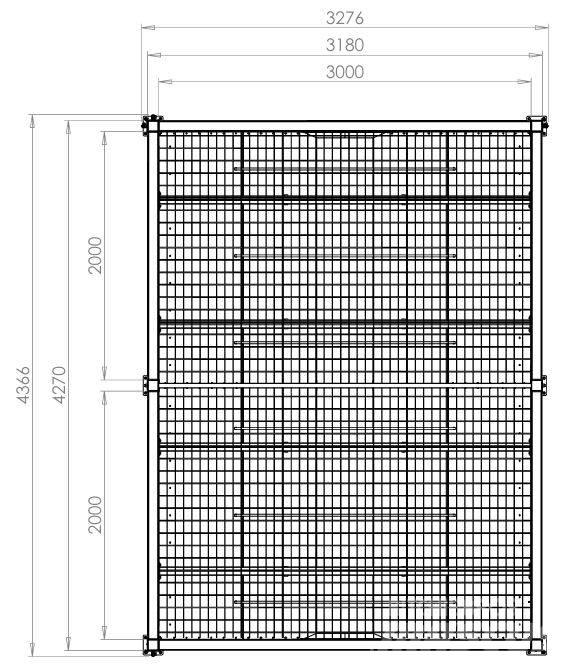  Grain intake pit 3x4 ماكينات نقل المحصول إلى صناديق التخزين