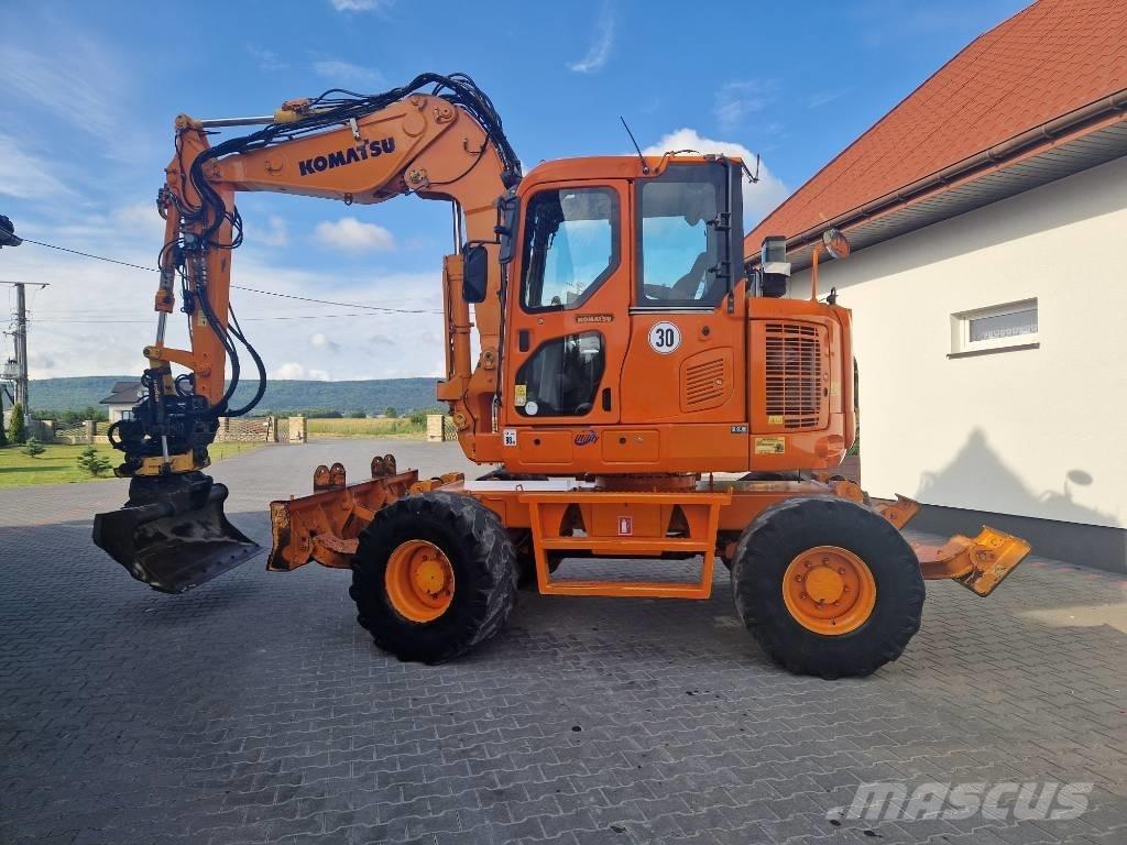 Komatsu PW110 حفارات بعجل