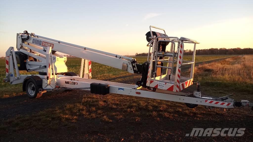 Dino 210 XT المنصات الهوائية المثبتة على مقطورة