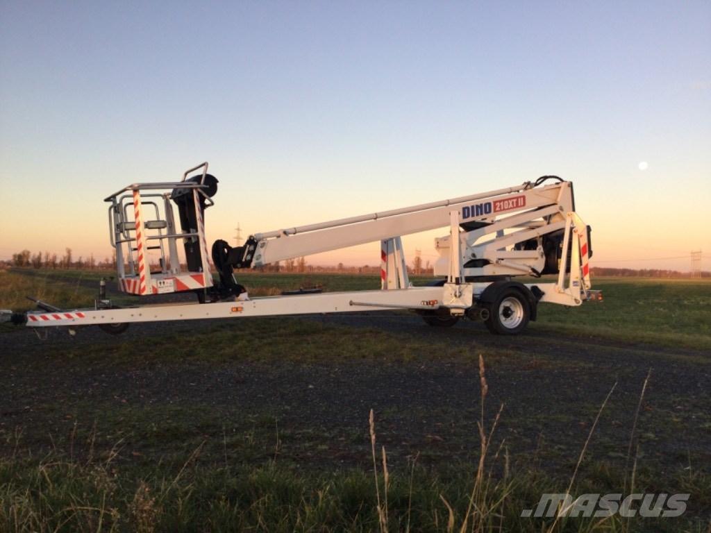 Dino 210 XT المنصات الهوائية المثبتة على مقطورة