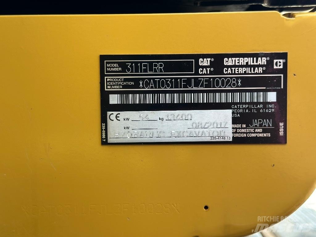 CAT 311 F LRR حفارات زحافة