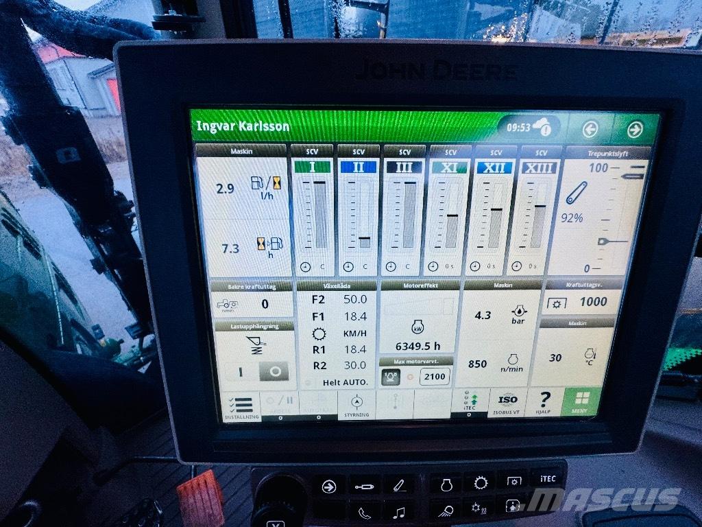 John Deere 6130 R الجرارات