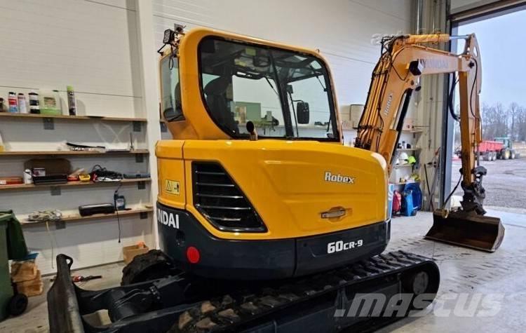 Hyundai R60CR-9 حفارات صغيرة أقل من 7 طن (حفارات صغيرة)