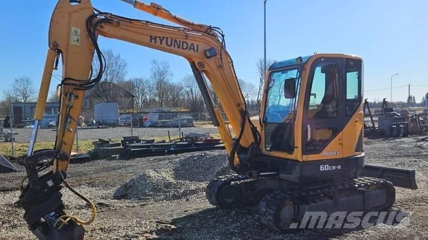Hyundai R60CR-9 حفارات صغيرة أقل من 7 طن (حفارات صغيرة)