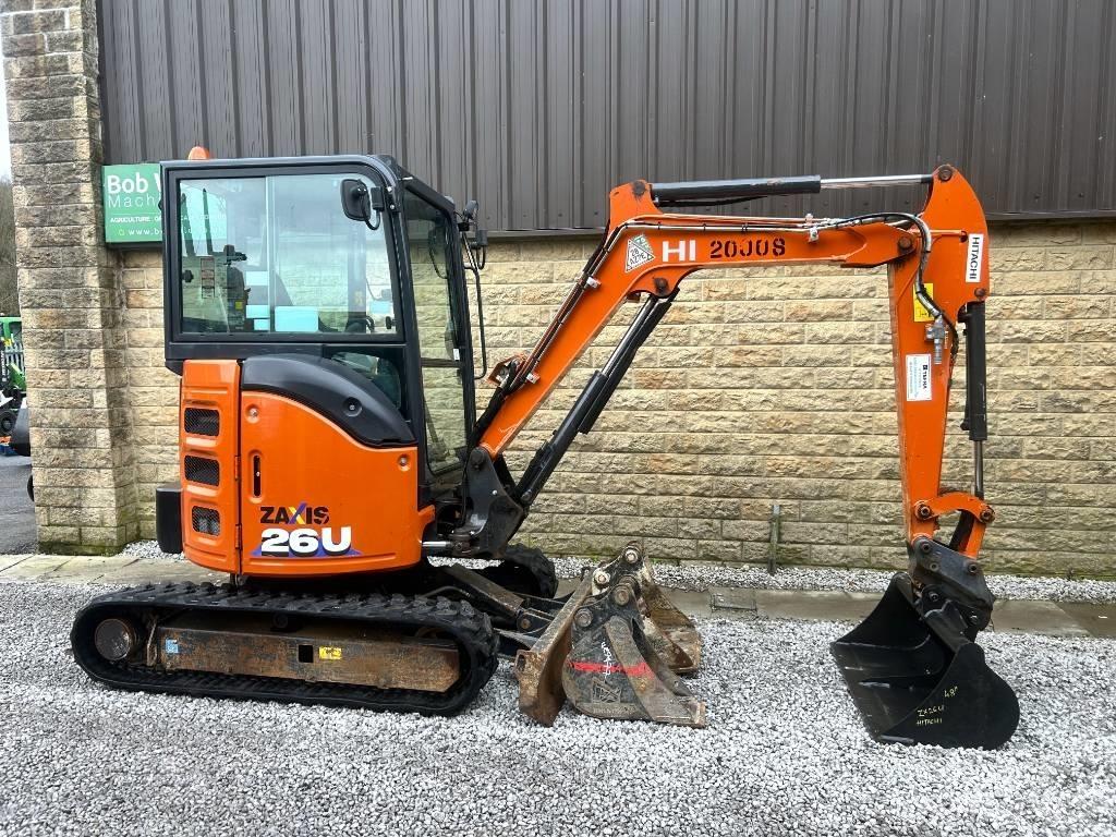 Hitachi ZX 26 U-6 حفارات صغيرة أقل من 7 طن (حفارات صغيرة)