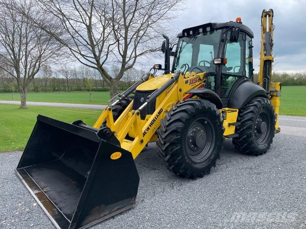 New Holland B115C لوادر ذات جرافات عكسية