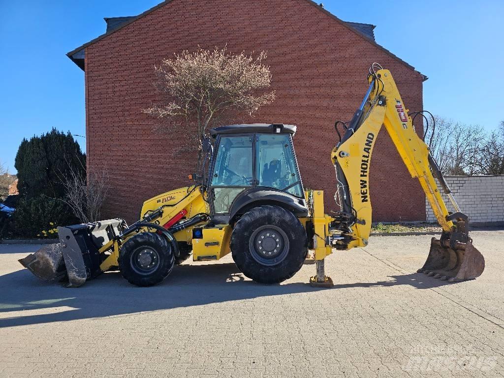 New Holland B 110 C لوادر ذات جرافات عكسية