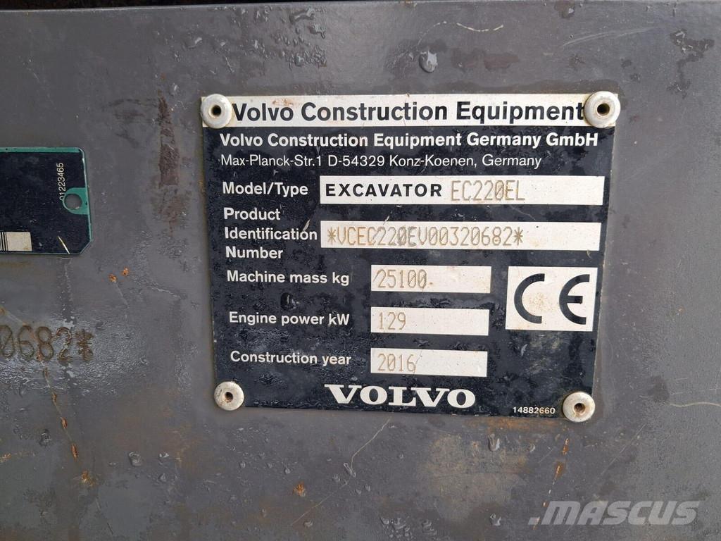Volvo EC220E حفارات زحافة