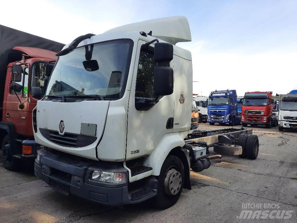 Renault MIDLUM 220 شاحنات بمقصورة وهيكل