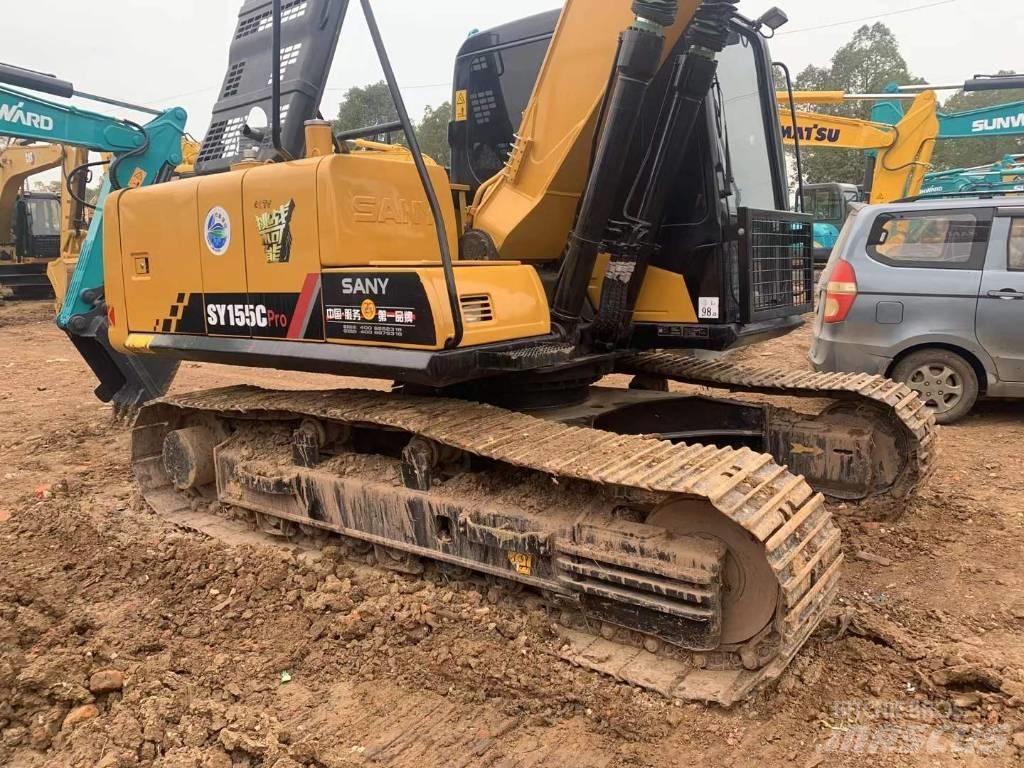 Sany sy155 c pro حفارات زحافة