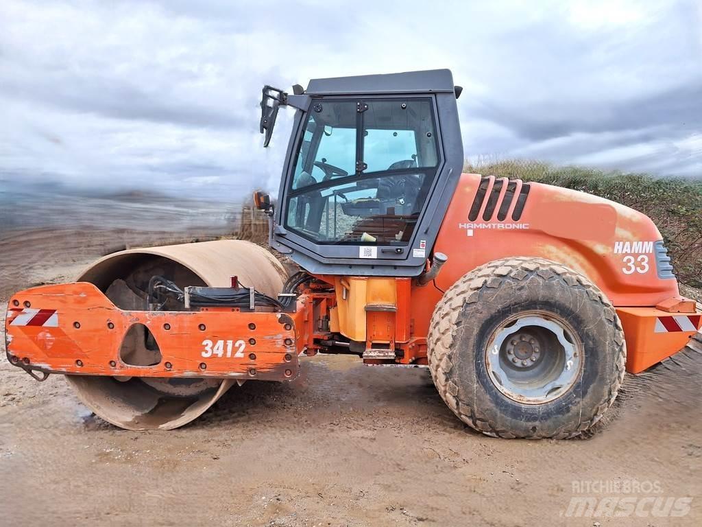 Hamm 3412 HT مداحل أحادية الأسطوانة