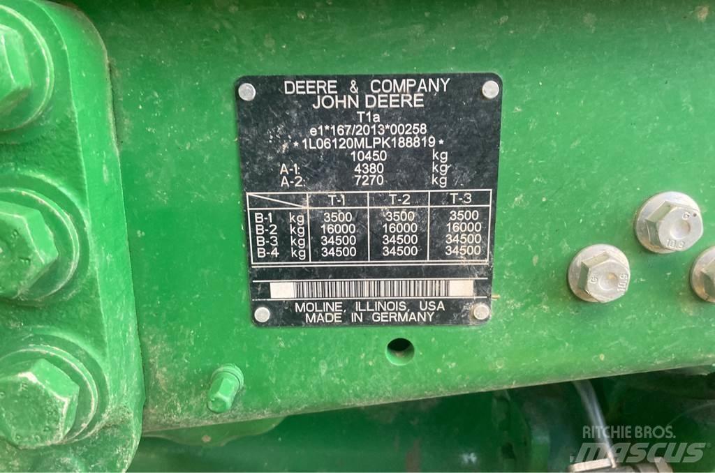 John Deere 6120M الجرارات