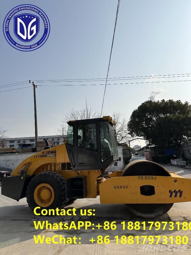 XCMG XS 203 J مداحل أحادية الأسطوانة