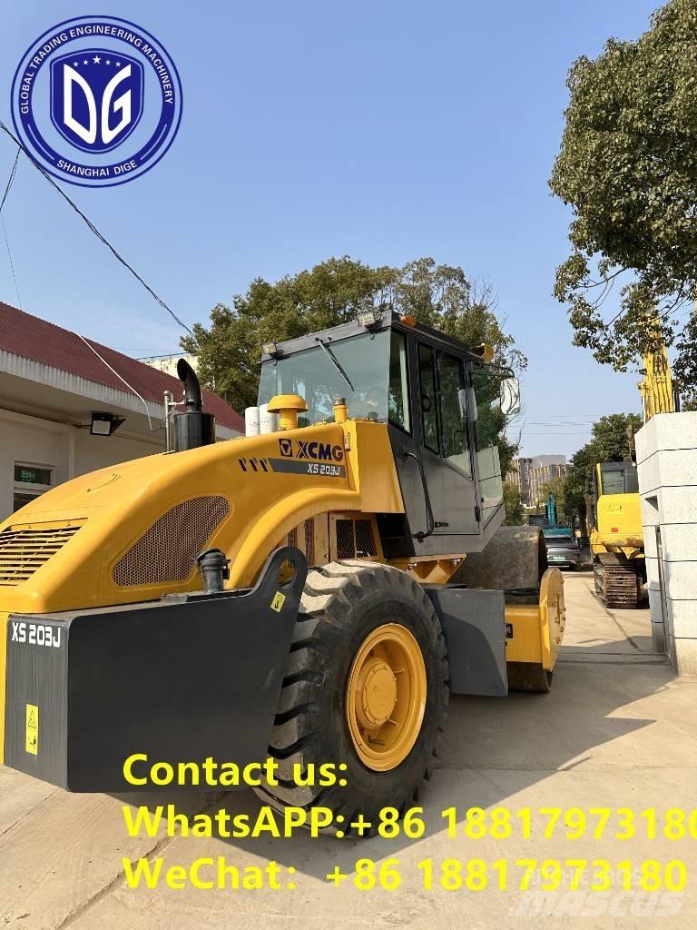 XCMG XS 203 J مداحل أحادية الأسطوانة