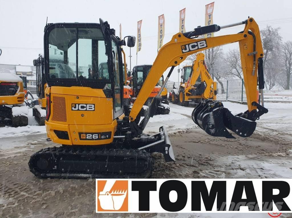 JCB 26 C-1 حفارات صغيرة أقل من 7 طن (حفارات صغيرة)
