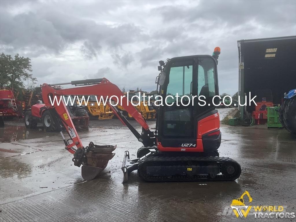 Kubota U 27-4 حفارات صغيرة أقل من 7 طن (حفارات صغيرة)